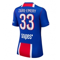 Camiseta Paris Saint-Germain Warren Zaire-Emery #33 Primera Equipación Replica 2026-27 para mujer mangas cortas